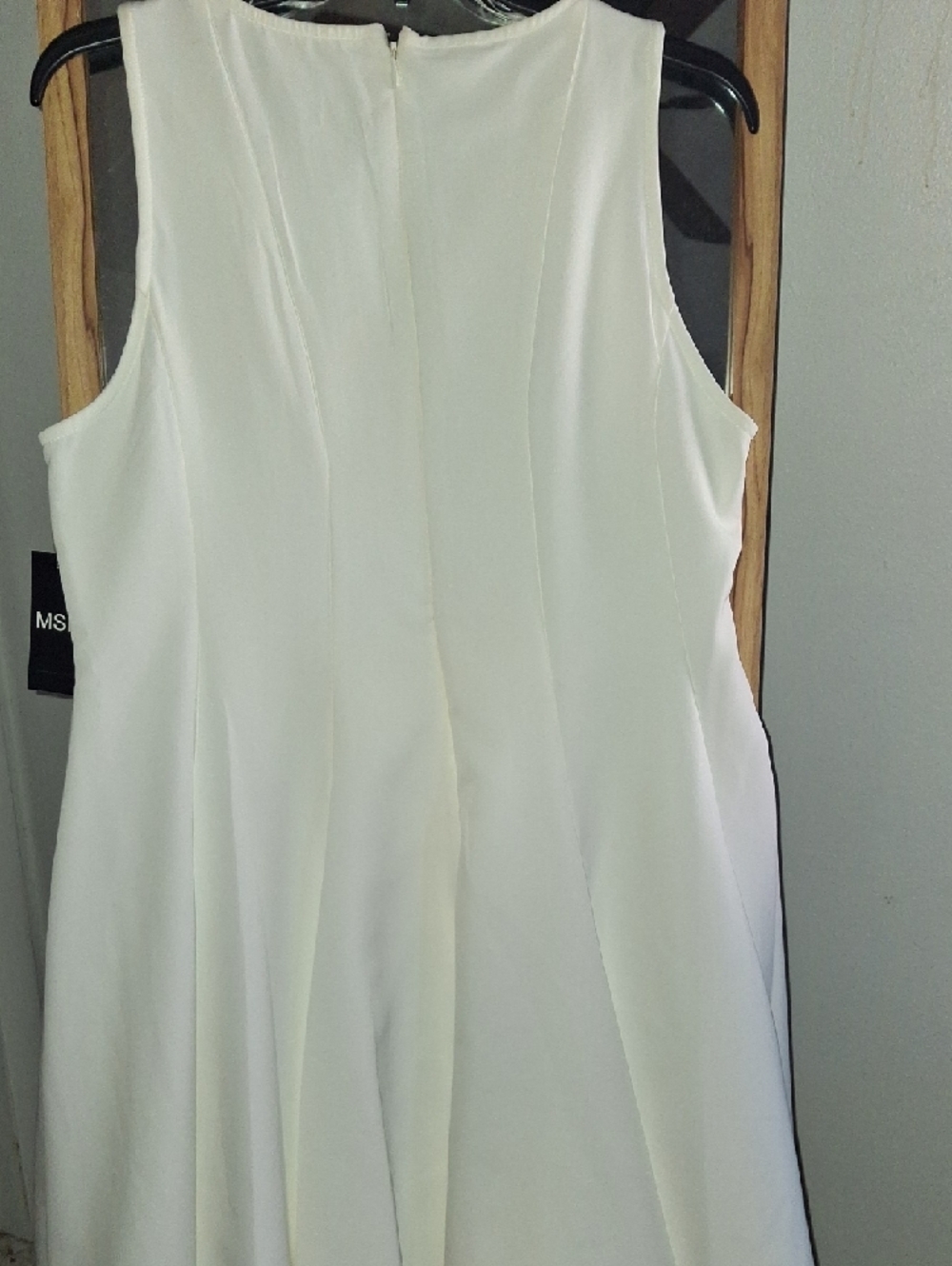 MSK Ivory Fit-and-Flare Sleeveless Dress - Picture 4 of 6